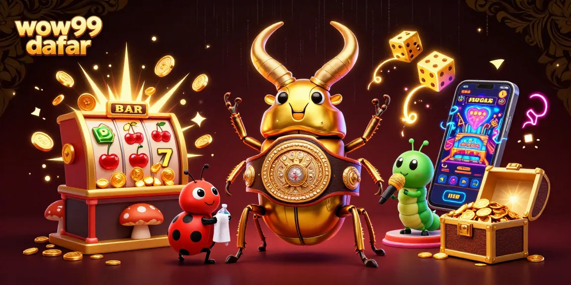 Menangkan hadiah di wow99 daftar sambil bermain slot dengan karakter lucu yang meriah.