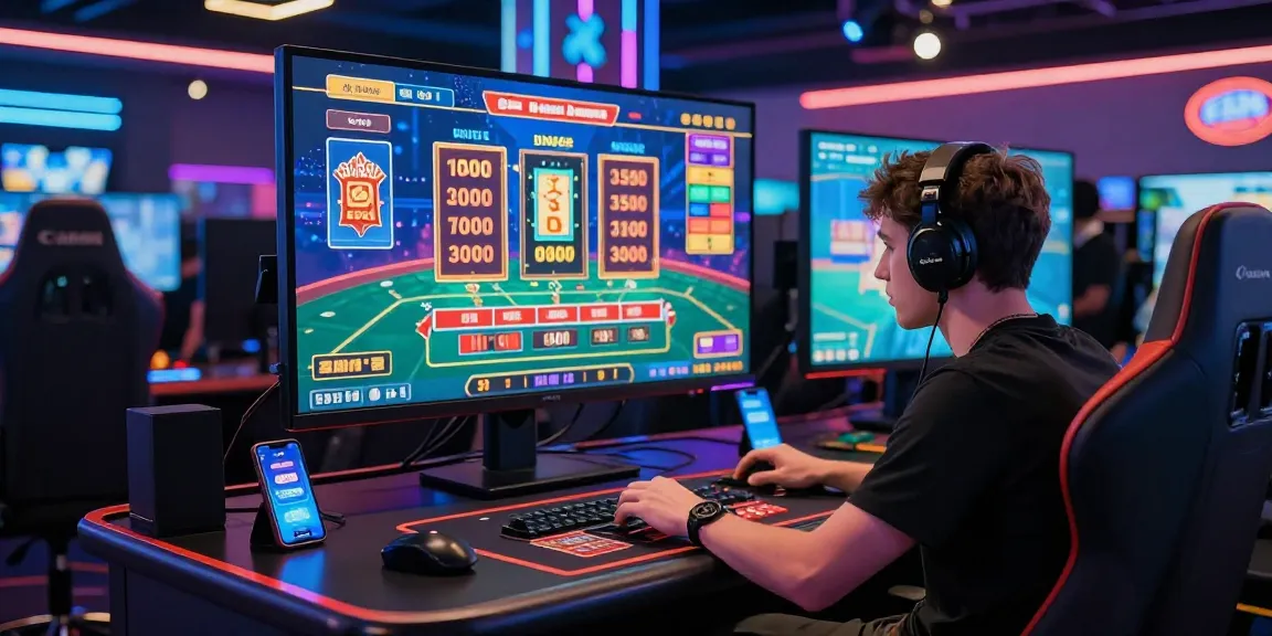 Engaging online casino gaming scene featuring QS88 platform with vibrant screens and immersive atmosphere.
