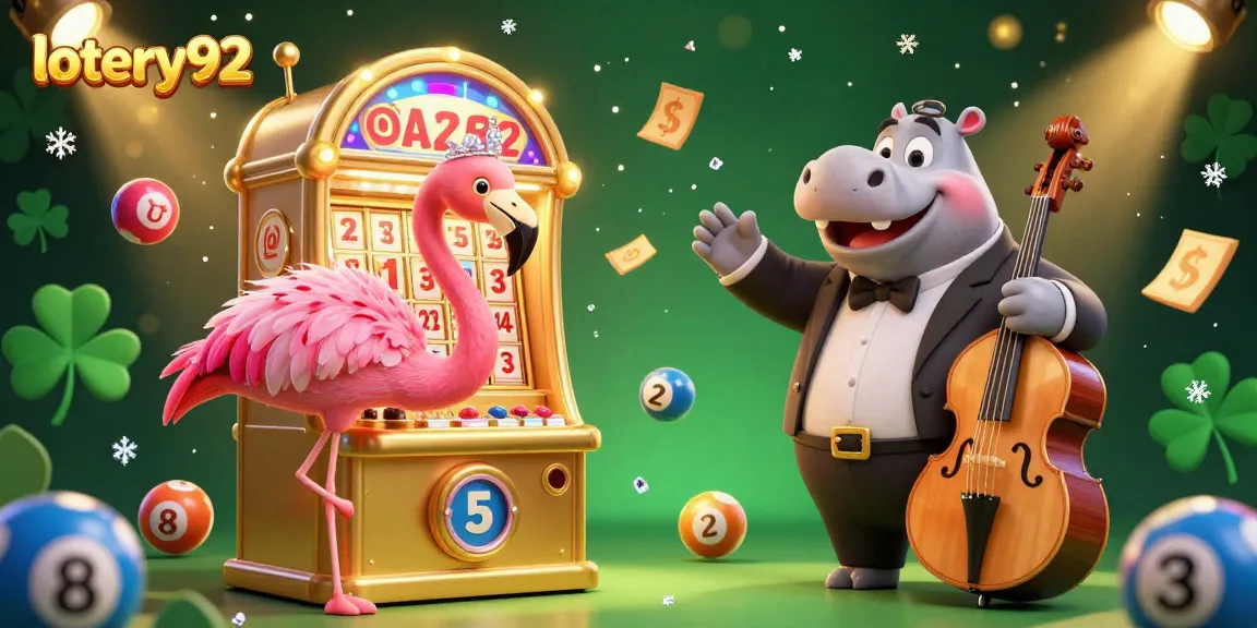 Experience the excitement of lotery92 with colorful lottery balls and a festive atmosphere.