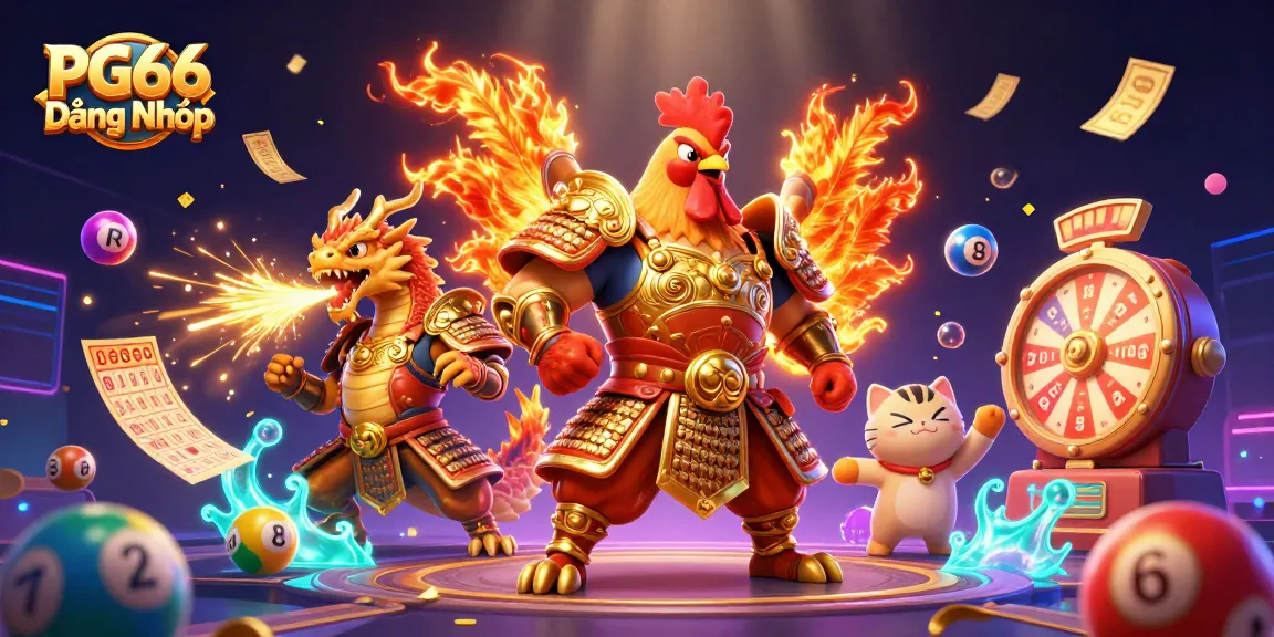 Experience exciting gameplay at PG66 Đăng Nhập with vibrant lottery elements and dynamic action!