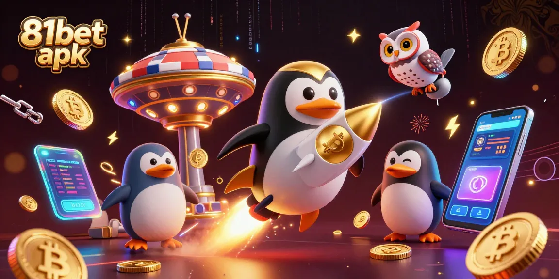 Experience thrilling gameplay with the 81bet apk featuring dynamic casino elements in a vibrant 3D illustration.