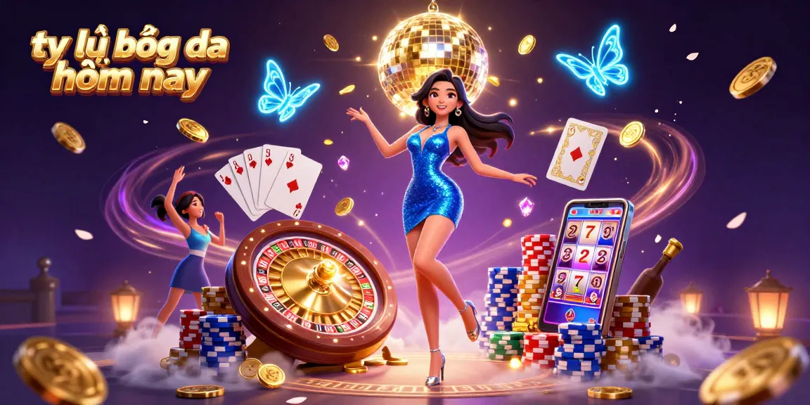 Engage with tỷ lệ bóng đá hôm nay through a vibrant 3D casino scene filled with dynamic elements.