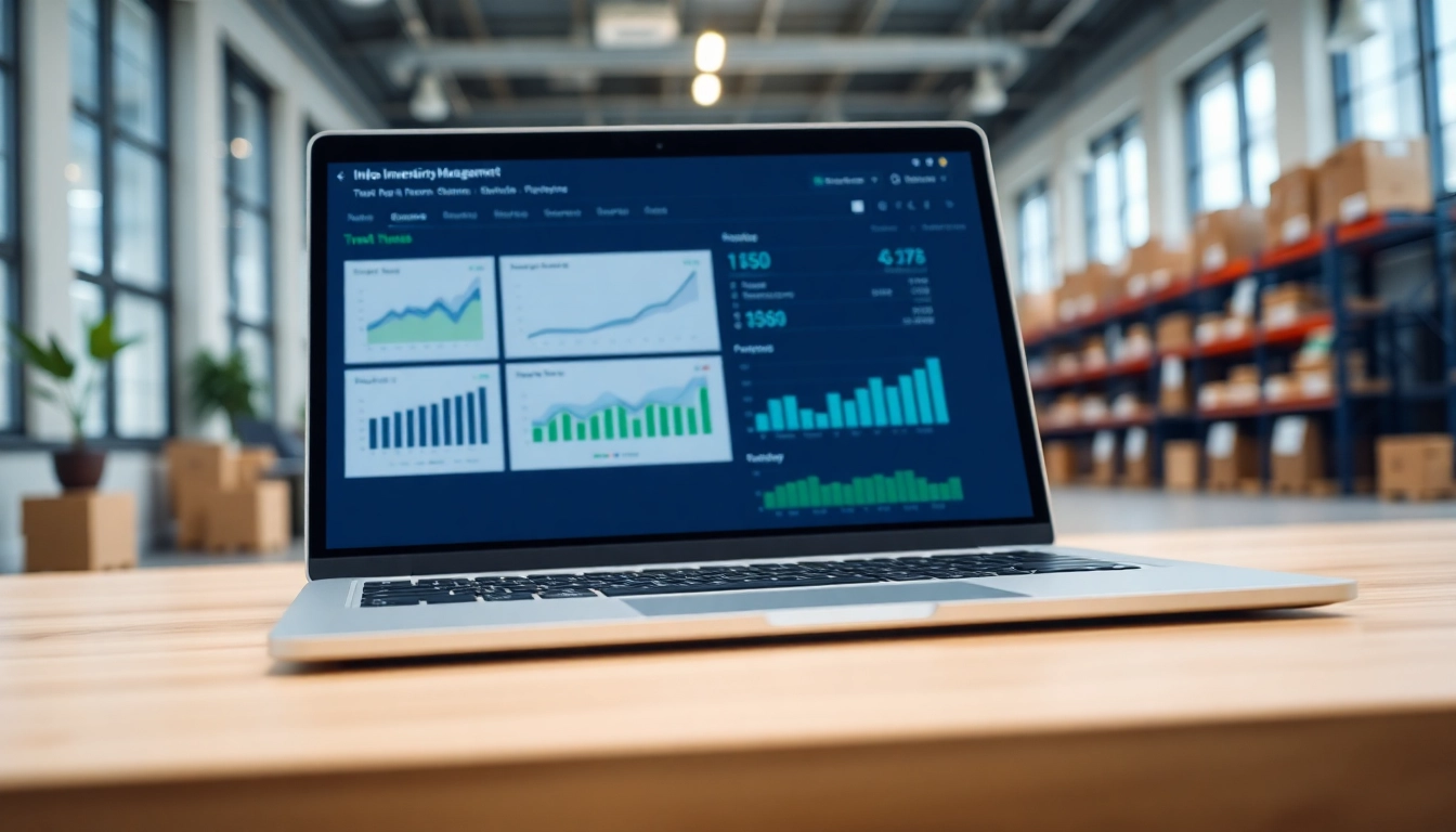 Optimize your inventory planning software with an engaging interface in a modern office setting.