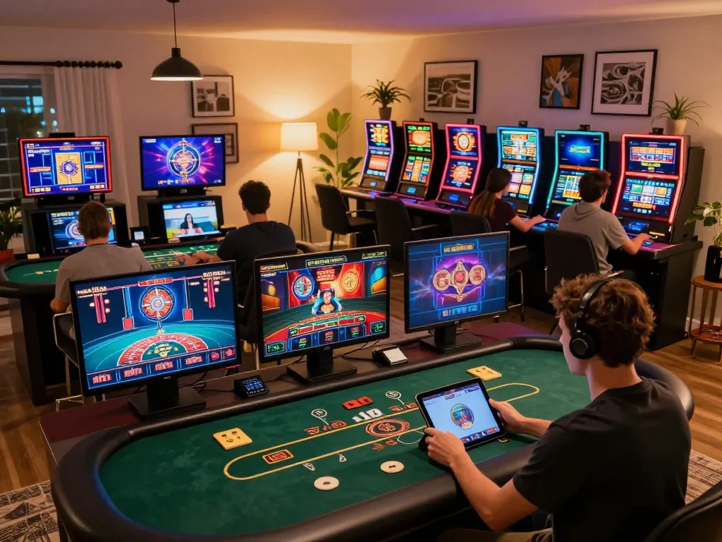 Experience link alternatif rokok88 with engaging online casino activities in a cozy home setup