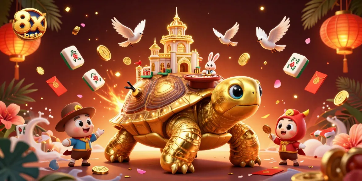 Experience thrilling wins with 8x bet at an immersive 3D casino featuring vibrant characters and elements.