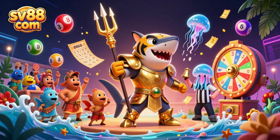 Win big with sv88 com at this lively underwater casino scene bursting with excitement.