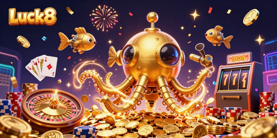 Experience exciting gameplay at Luck8 with vibrant casino graphics and dynamic elements.