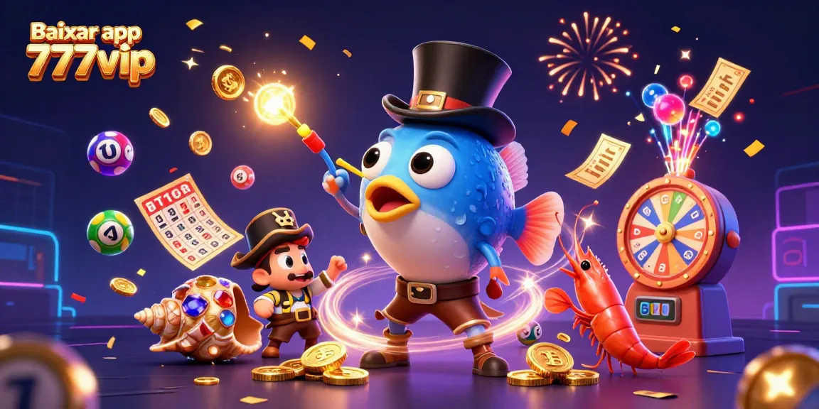 Engage with Baixar app 777vip featuring gaming excitement with colorful lottery balls and vibrant prize elements in a festive atmosphere.