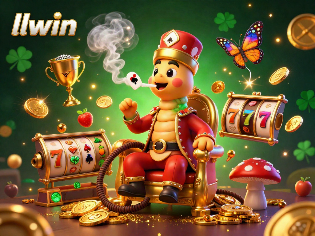 Engage in thrilling gameplay at llwin with an enchanting 3D casino scene filled with vibrant characters and symbols.